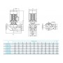 Насос циркуляционный с сухим ротором CNP TD100-33 2SWHCJ 15кВт 3х380В чугун PN 12 110гр.